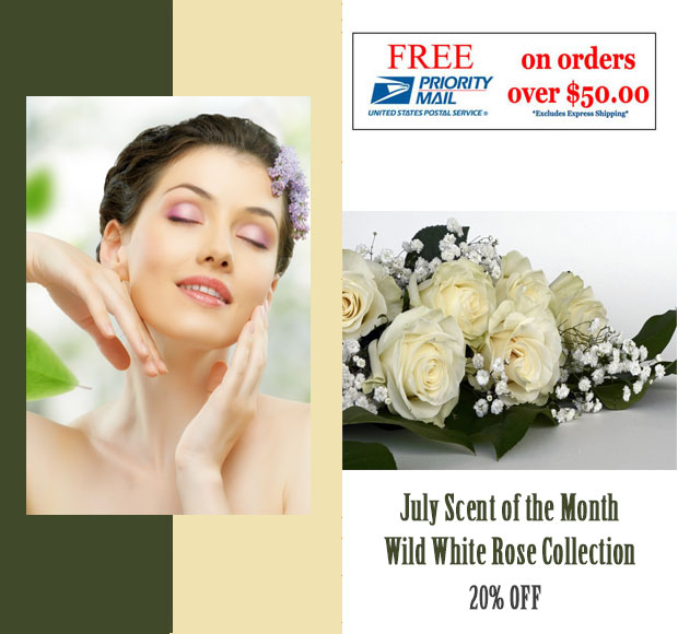 "Wild White Rose" July Scent Of The Month