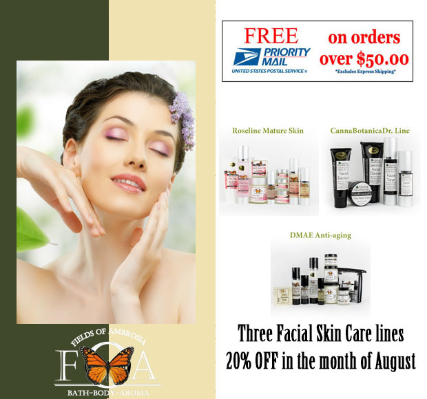 20% OFF Facial Care in August